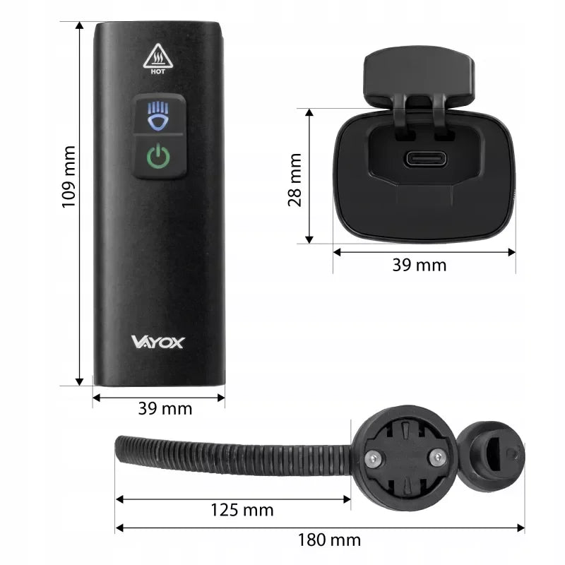 Front Bike Light 2500mAh 1200lm IPX6 VAF1200 VAYOX - view 10