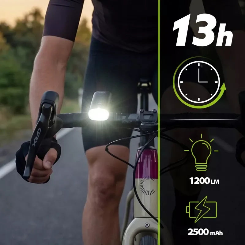 Front Bike Light 2500mAh 1200lm IPX6 VAF1200 VAYOX - view 2