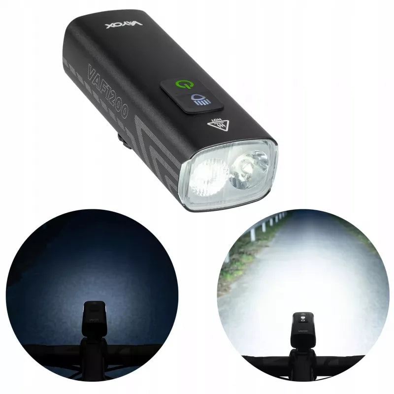 Front Bike Light 2500mAh 1200lm IPX6 VAF1200 VAYOX - view 5