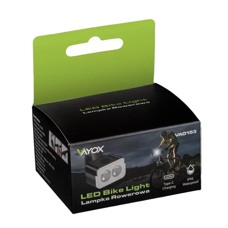 Front Bike Light 300lm VA0153 VAYOX - view 9