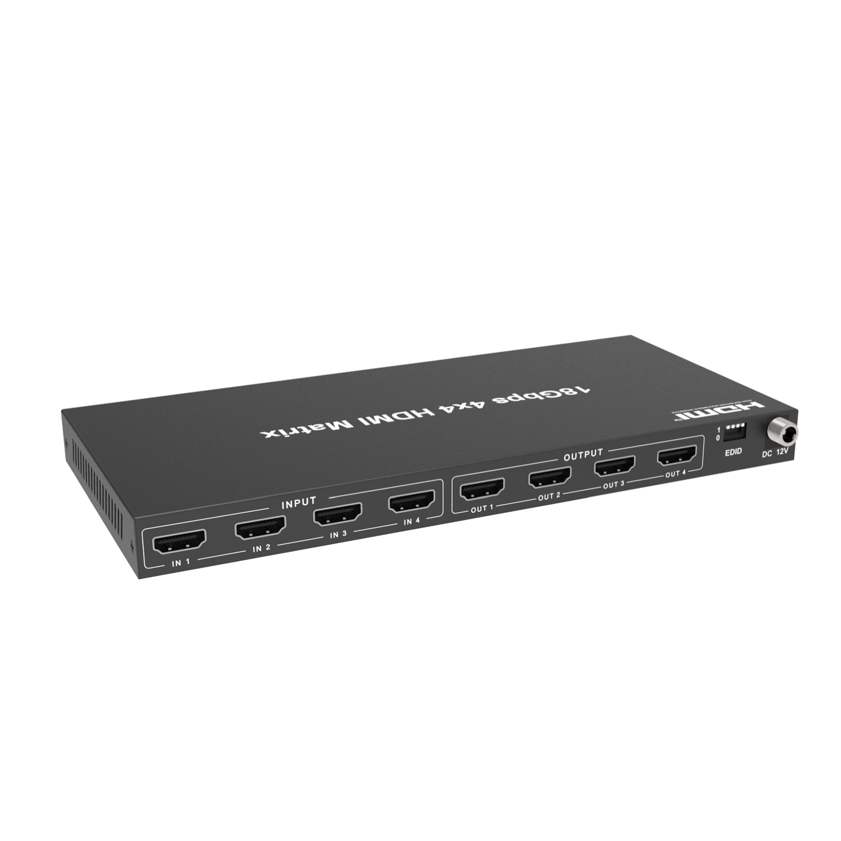 HDMI Matrix GBC 14.2811.30 4×4 – 4K@60 Hz HDR, 18 Gbps HDCP 2.2 & Downscaling σε 1080p