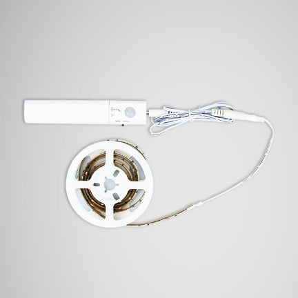 GBC 23.0214.60 Battery LED Strip 1m IP65 – PIR Sensor, 3000K Warm White & SMD 2835