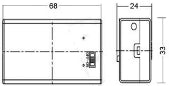 Θήκη Μπαταρίας GBC 25.0100.50 1× 9 V 6F22/6LR61 – Διακόπτης ON-OFF, ABS & Καλώδια 150 mm