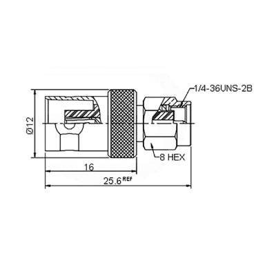 GBC 30.3052.00 RF Adaptor SMA Male to BNC Female – Nickel-Plated Brass & Teflon Insulation