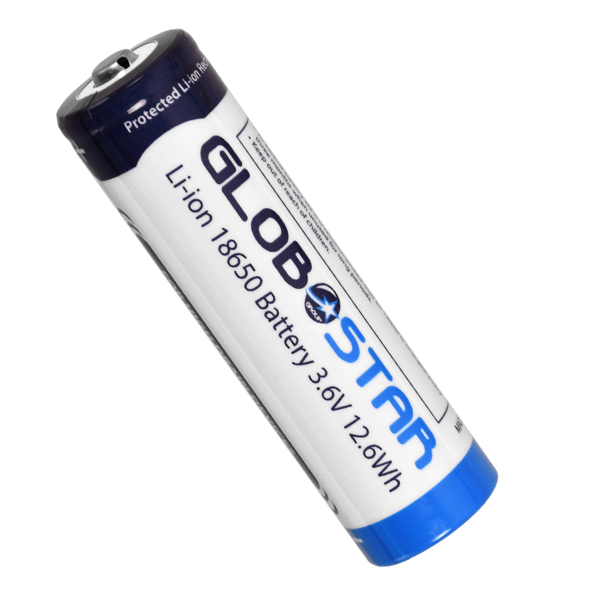 Μπαταρία Λιθίου GloboStar 79093 18650 3.6V 3600 mAh – Επαναφορτιζόμενη & με Προστασία