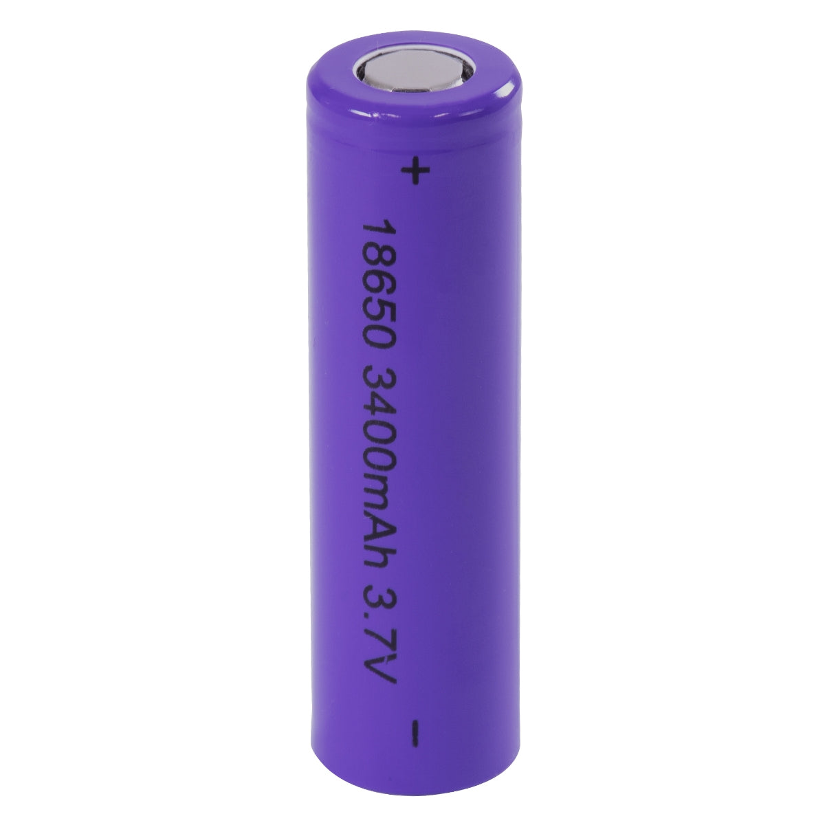 GloboStar 18650 Li-ion Rechargeable Battery – 3400mAh, 3.6V & Flat Pin