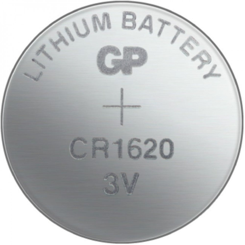 GP Batteries CR1620 Μπαταρία Λιθίου – 3 V, 78 mAh, 16×2,0 mm & 5 τεμ.