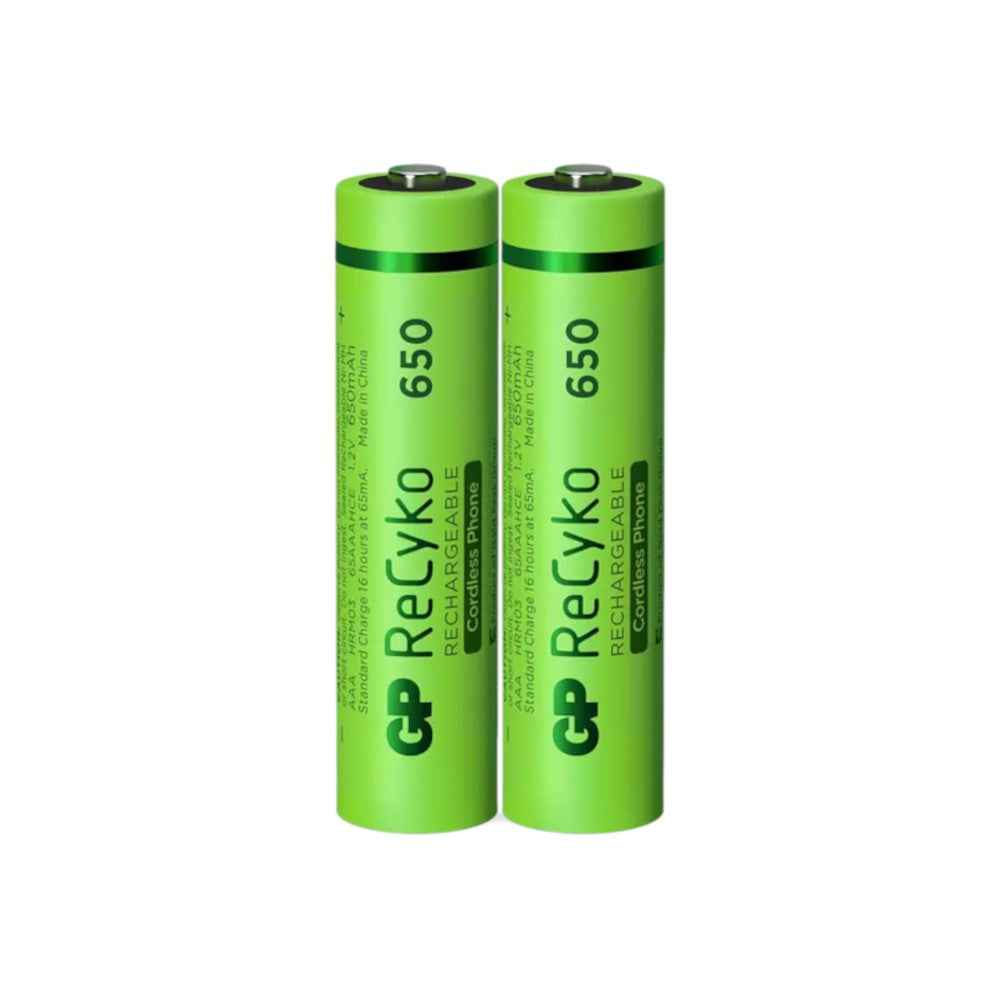 GP ReCyko IC-GP201216 Επαναφορτιζόμενες AAA NiMH – 650 mAh, 1.2 V & 2 τεμ