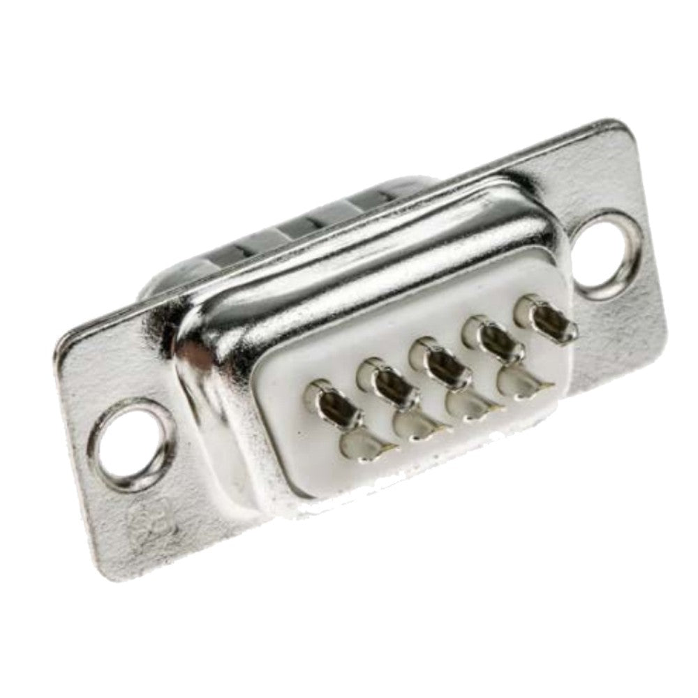 Αρσενικός Συνδετήρας D-Sub 9-Pin IDSUB 09-P-S – DB9, Solder-Cup & Στήριξη Καλωδίου
