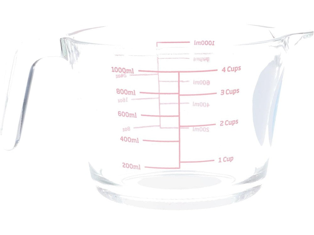 AJ Borosilicate Glass Measuring Jug 1L – BPA-Free, Heat-Resistant – view 2