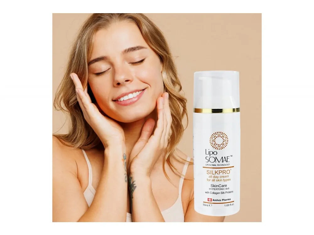 LipoSOMAE Silkpro 24h Hydrating Day Face Cream 50ml – Collagen, Hyaluronic Acid – view 2