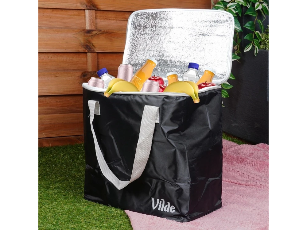 Vilde Cooler Bag 30L Insulated Shoulder Bag – Waterproof, 38.5×21.5×36cm, Black – view 2