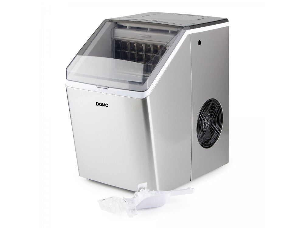 DOMO DO9301IB Ice Cube Maker – 20kg/24h, 3.2L Tank, 3 Cube Sizes, LED Display – view 2
