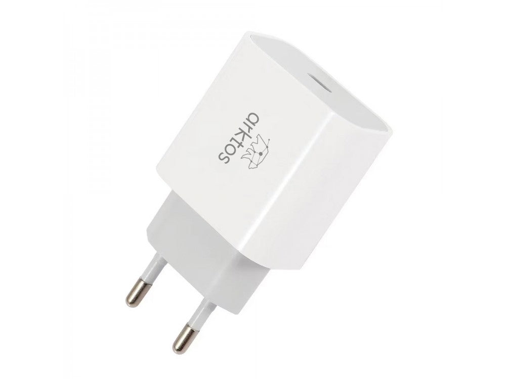 Arktos HyperCharge Solo 20W USB-C Wall Charger – Power Delivery & QC3.0, White – view 2