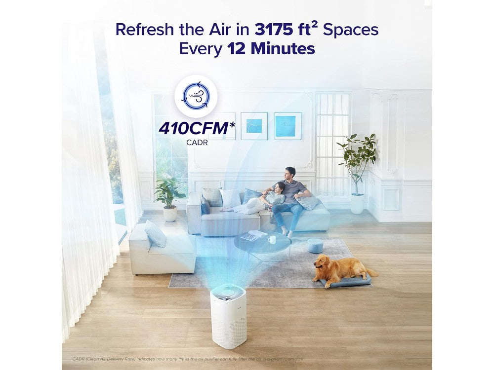 Levoit Core 600S Smart Air Purifier – HEPA, AirSight Plus PM2.5, App, up to 147m², White – view 2