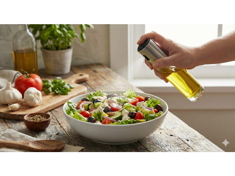 AJ Oil Glass Sprayer for Cooking 100ml – Set of 2, BPA-Free – view 2