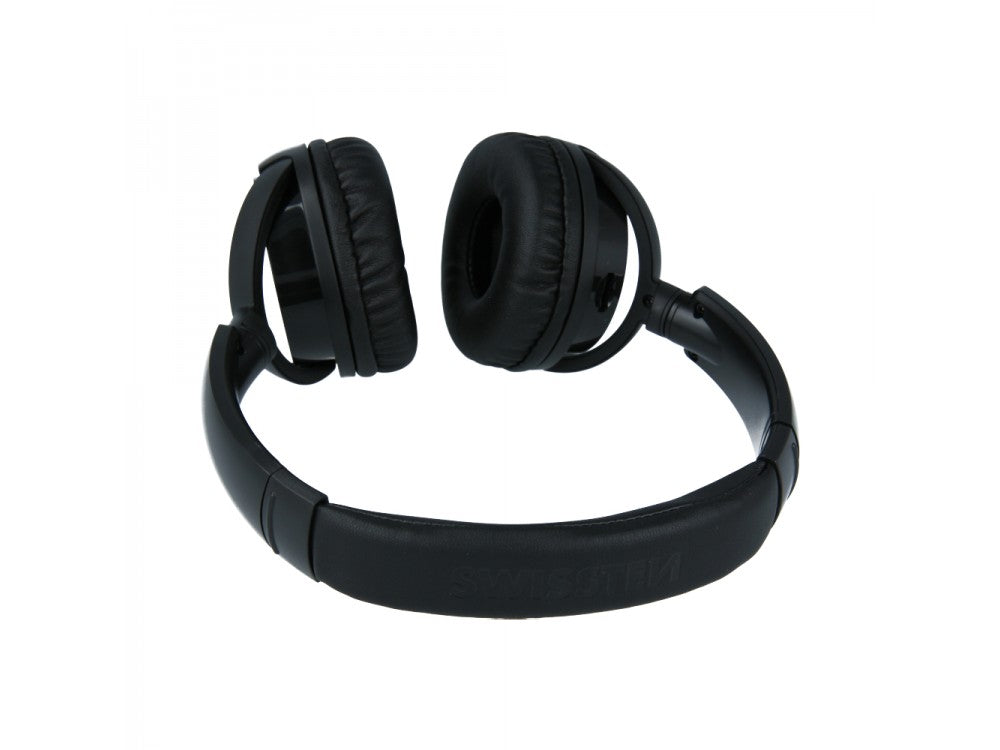 Swissten Trix Bluetooth Headphones with FM Radio & microSD – Black – view 2