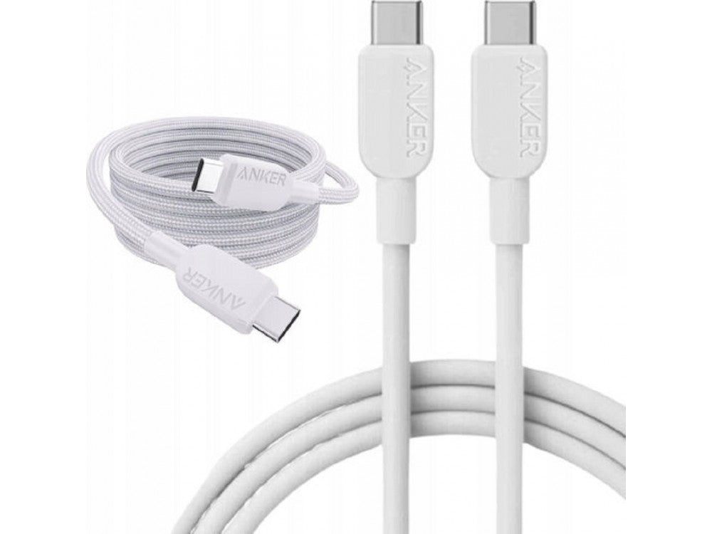 Anker 310 USB-C to USB-C Cable 0.9m – 240W, USB-IF Certified, Nylon Braided, White – view 2