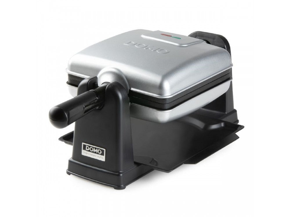 DOMO DO9272W Rotating Waffle Maker 1400W – 2 Belgian Waffles, Non-Stick, Cool Touch Handles – view 2