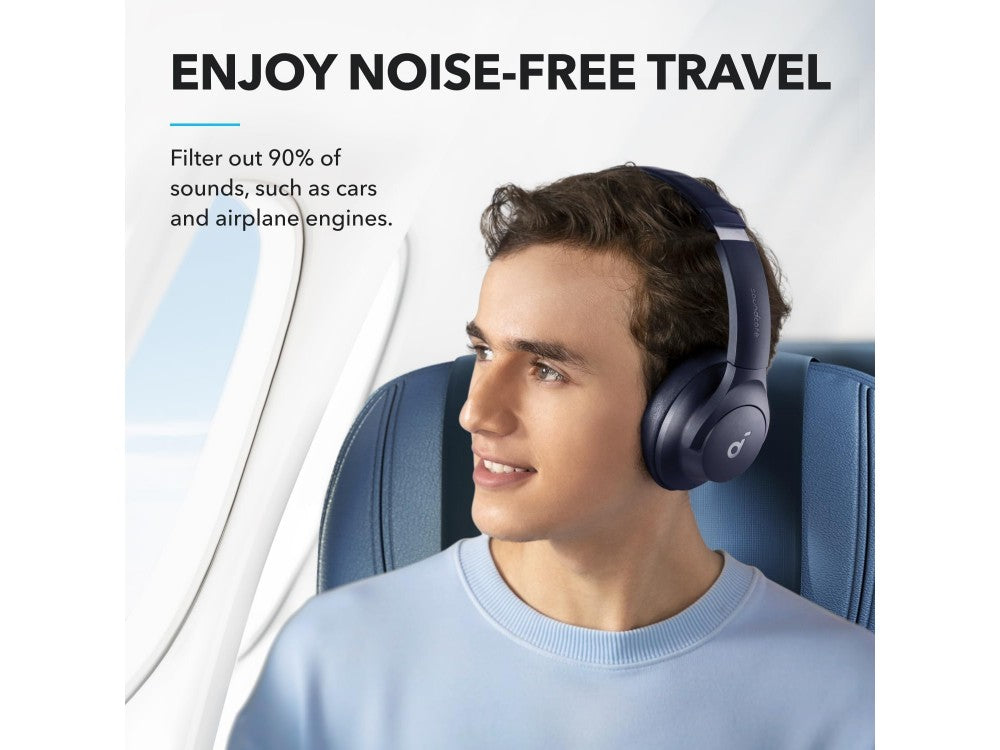 Anker Soundcore Life Q20i Bluetooth Headphones – Hybrid ANC, Hi-Res, 60h, Blue – view 2