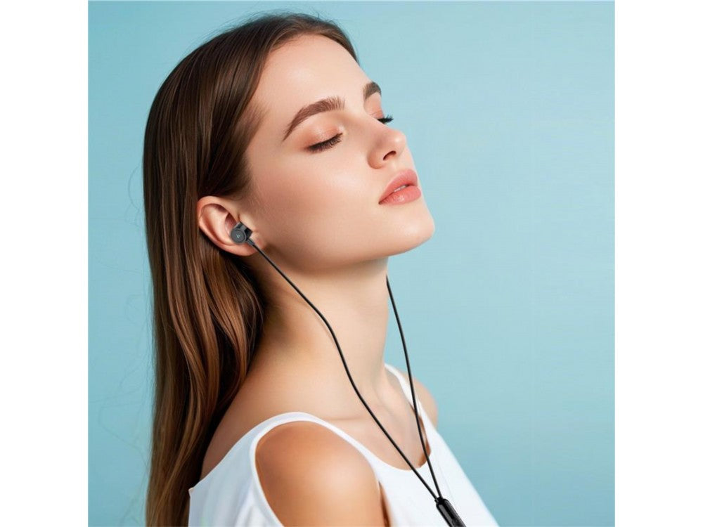 iPEAX Stereo USB-C Earphones with Microphone – 10mm Drivers, One-Button Control, Black – view 2