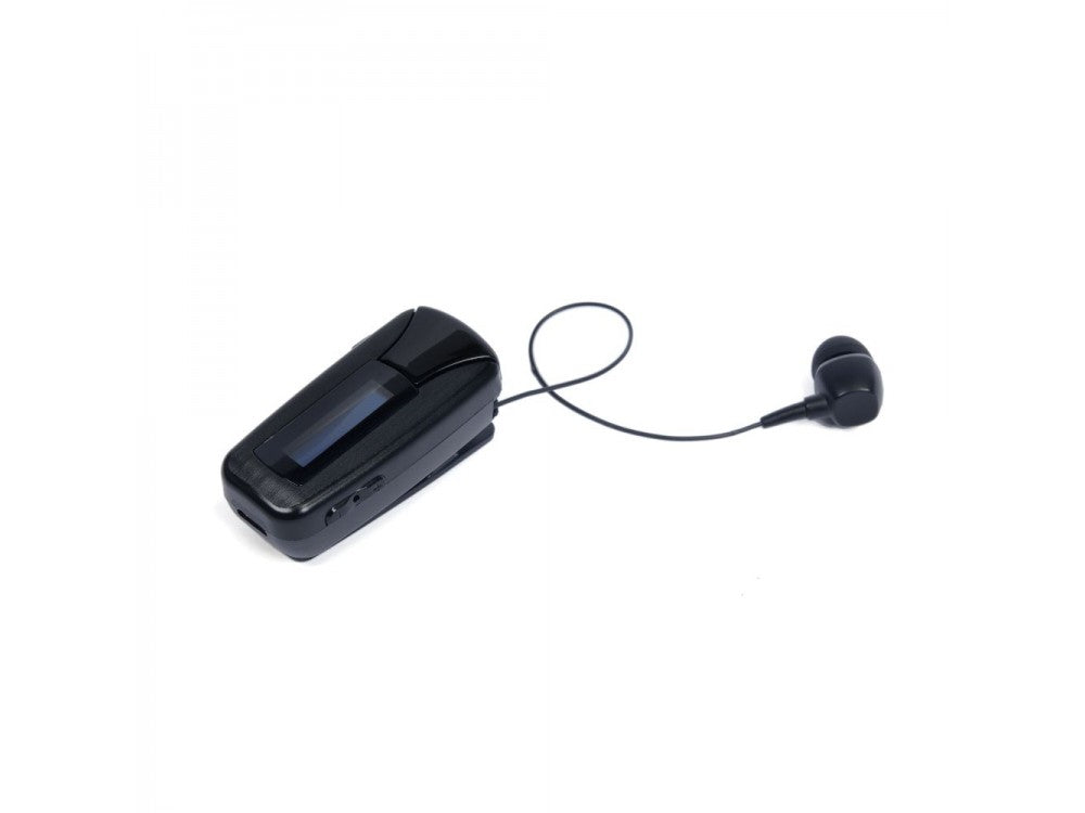 iXchange UA51 Pro Bluetooth Handsfree Earphone – LCD, 13h, Multipoint, Retractable, Black – view 2