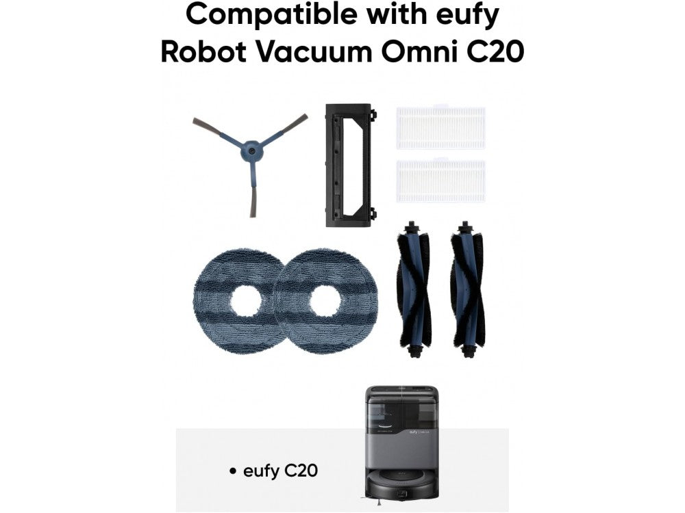 Anker Eufy Omni C20 Spare Parts Set – Filters, Side Brushes, Main Roller – view 2