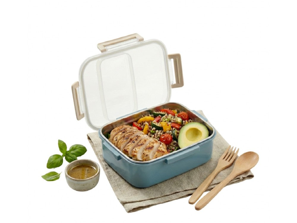 AJ Insulated Stainless Steel Lunch Box 18x12.5x7.5cm – Petrol – view 2