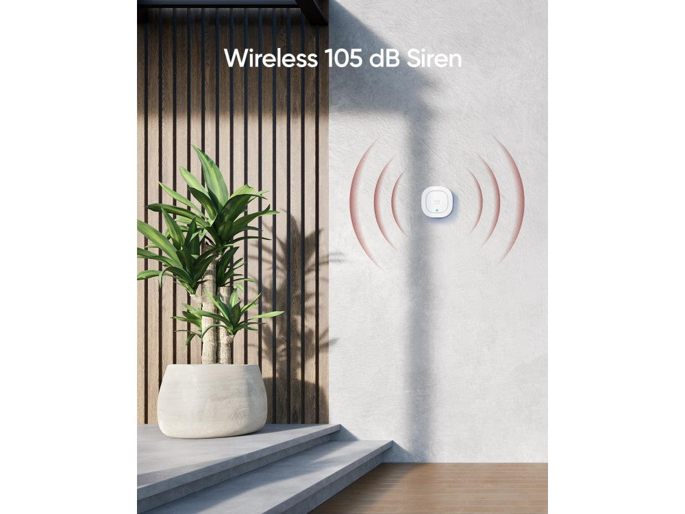 Anker eufy Security Wireless Siren – 105 dB, IP65, HomeBase Required, 2-Year Battery Life – view 2