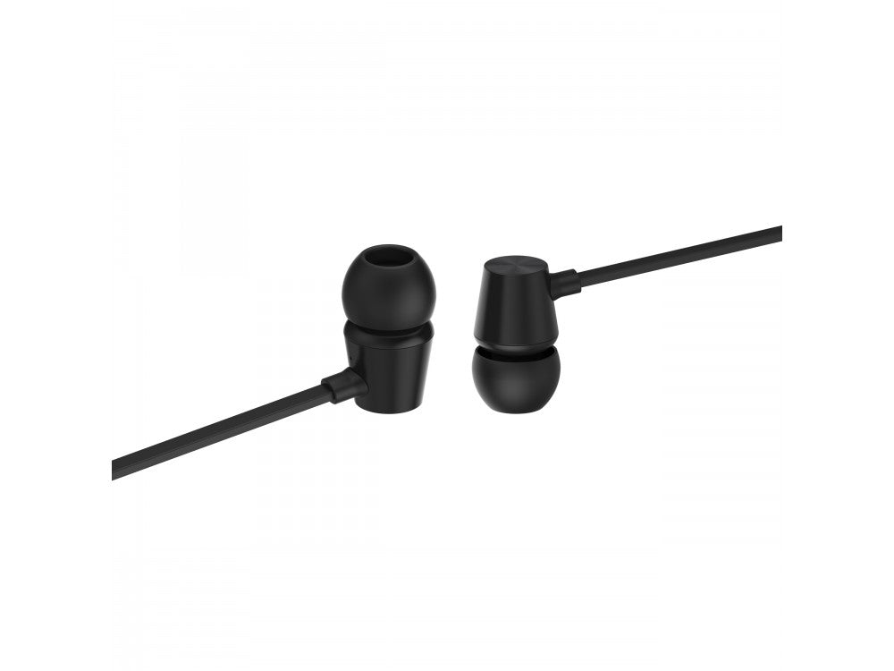 Swissten Dynamic YS500 Metal In-Ear Earbuds 3.5mm with Mic – Multifunction Button, Black – view 2