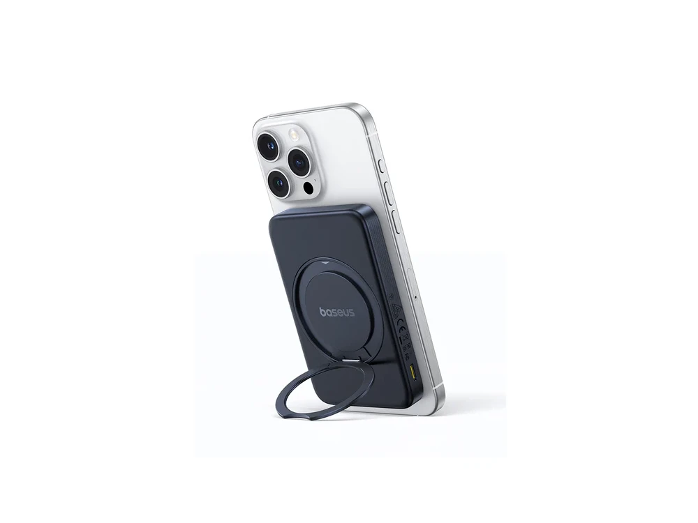Baseus PicoGo Magnetic Power Bank 5000mAh Qi2 15W MagSafe + Built-in USB-C – Black – view 3