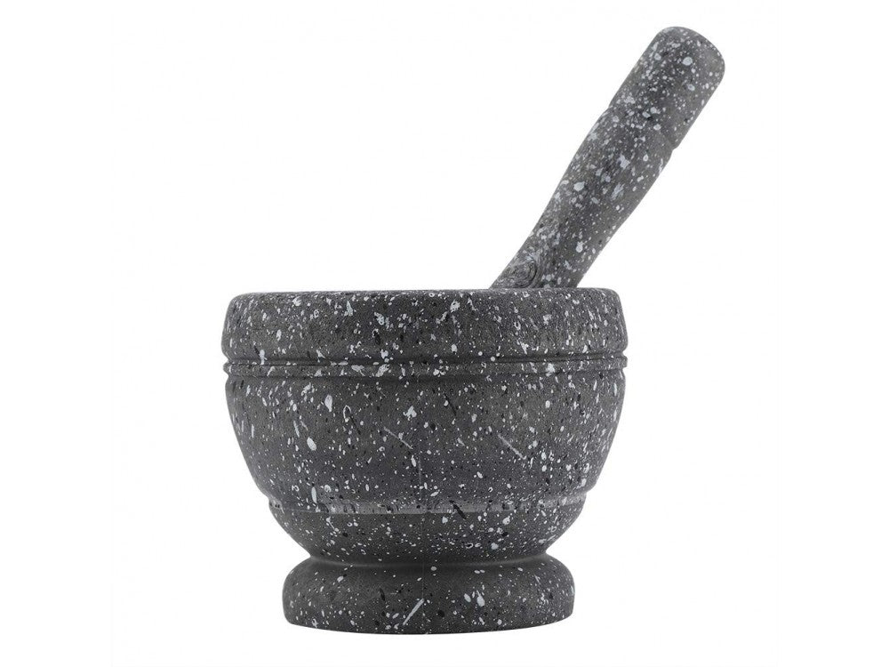 AJ Mortar & Pestle Set – Food-Safe Plastic, 10x9cm, Grey – view 3