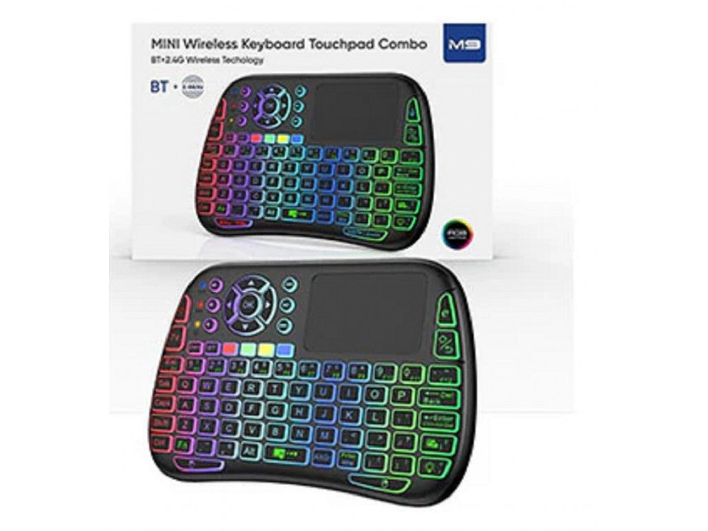 AJ Mini Wireless Keyboard RGB Backlit with Touchpad – Smart TV, Android, Smartphone – view 3