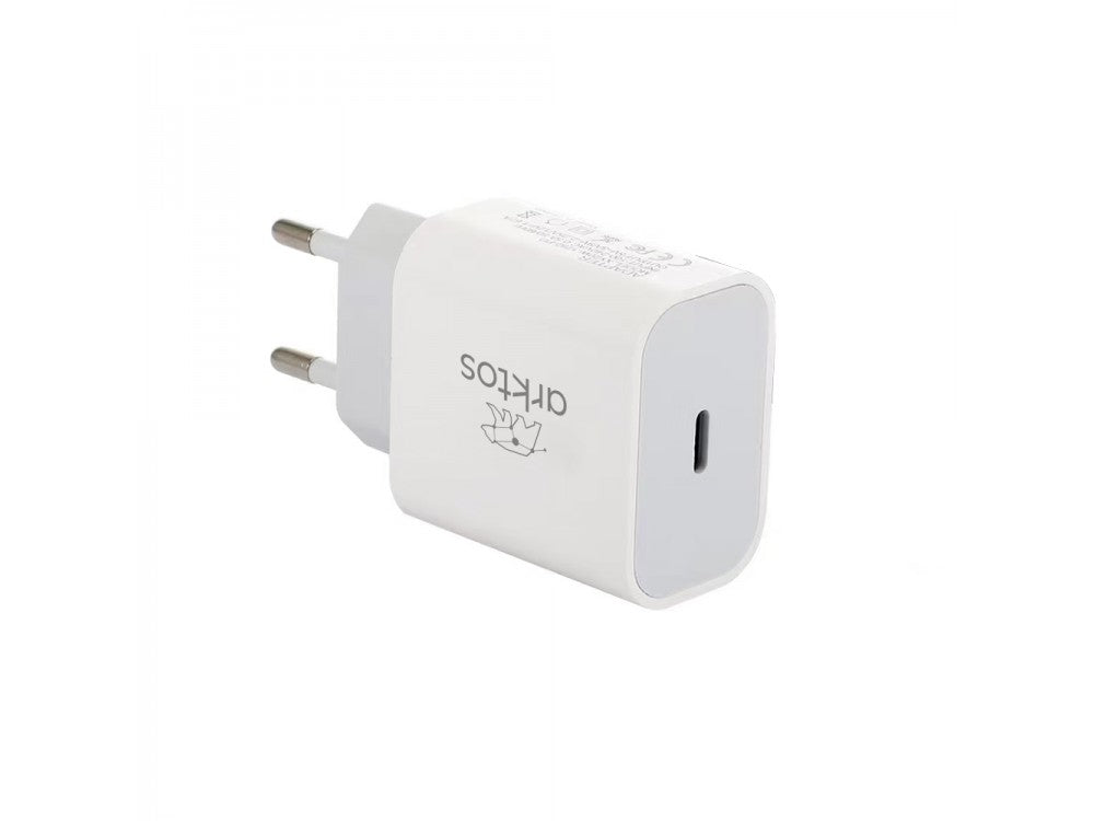 Arktos HyperCharge Solo 20W USB-C Wall Charger – Power Delivery & QC3.0, White – view 3