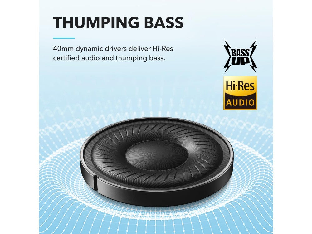 Anker Soundcore Life Q20i Bluetooth Headphones – Hybrid ANC, Hi-Res, 60h, Black – view 3