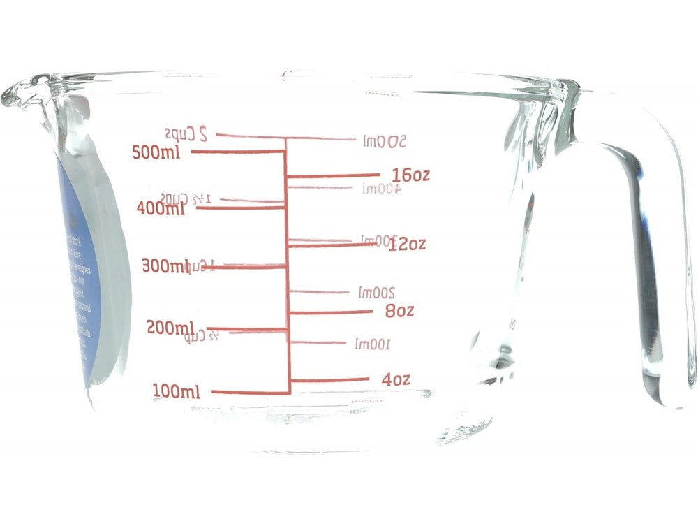 AJ Borosilicate Glass Measuring Jug 500ml – BPA-Free, Heat-Resistant – view 3