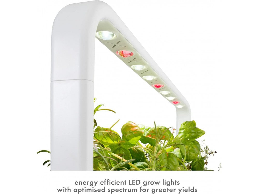 Click & Grow Smart Garden 9 Pro – App-Controlled Indoor Planter with 3 Basil Pods, White – view 3