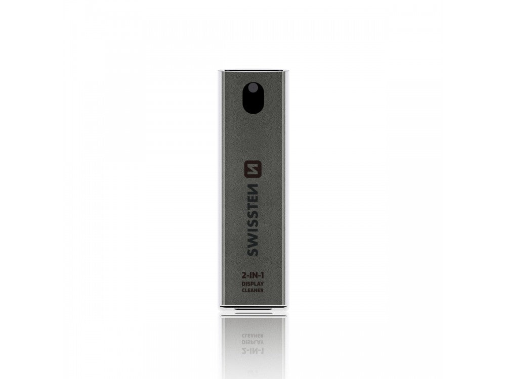 Swissten 2-in-1 Screen Cleaner 10ml with Microfiber Cloth – Grey – view 3