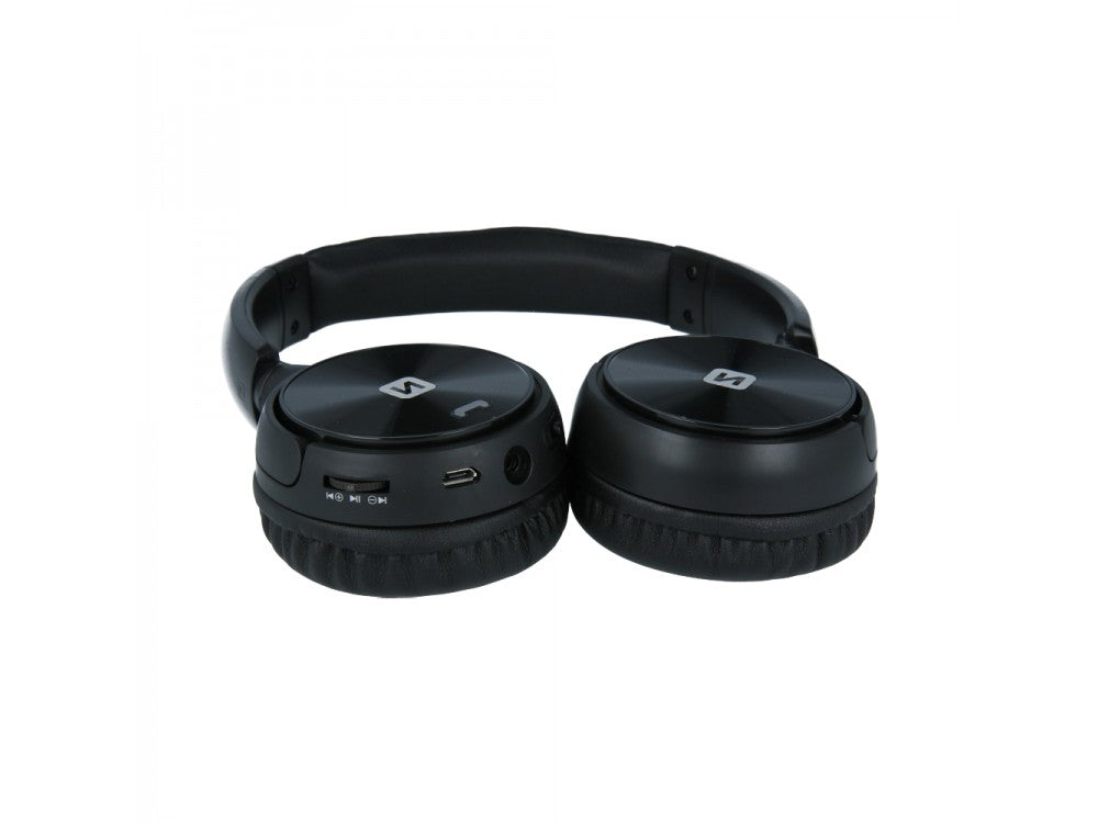 Swissten Trix Bluetooth Headphones with FM Radio & microSD – Black – view 3