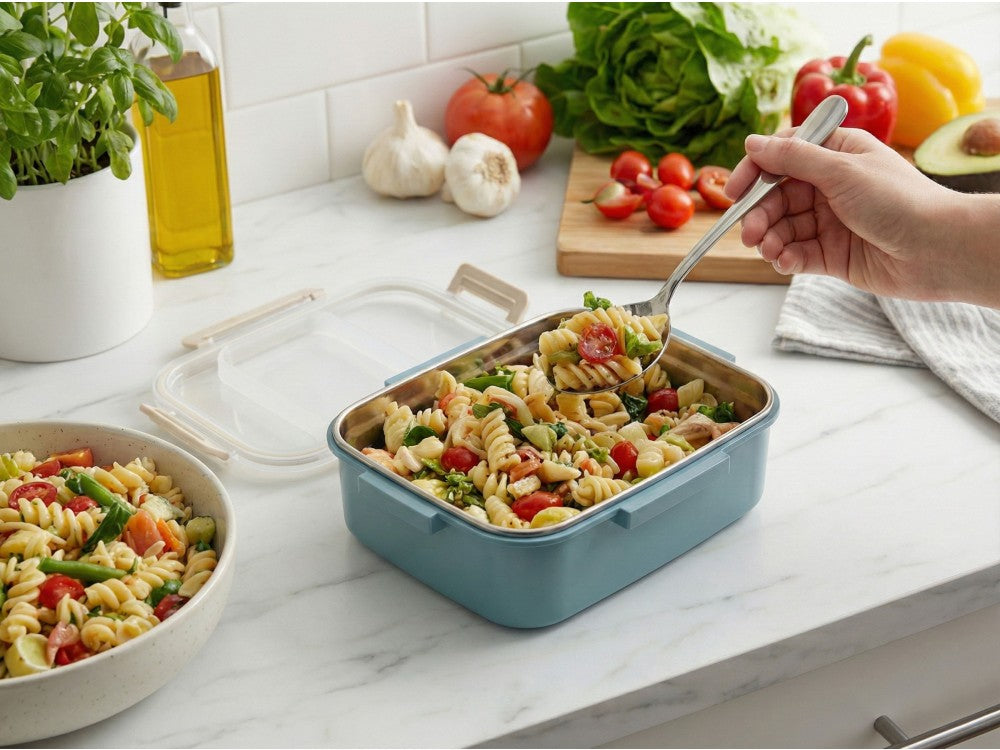 AJ Insulated Stainless Steel Lunch Box 18x12.5x7.5cm – Petrol – view 3