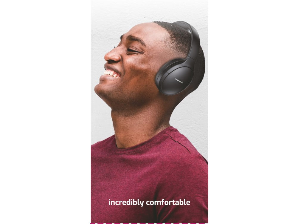 Swissten Pure Bluetooth 5.3 Over-Ear Headphones with ANC – Black – view 3