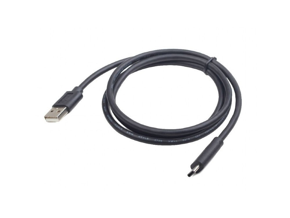 Cablexpert USB-C to USB-A 2.0 Cable 3A 1m – Black, Gold-Plated Contacts – view 3