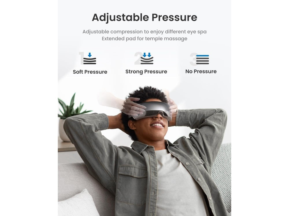 RENPHO Eyeris View Smart Eye Massager – Vision Window, Heat & Compression, Bluetooth Music – view 3