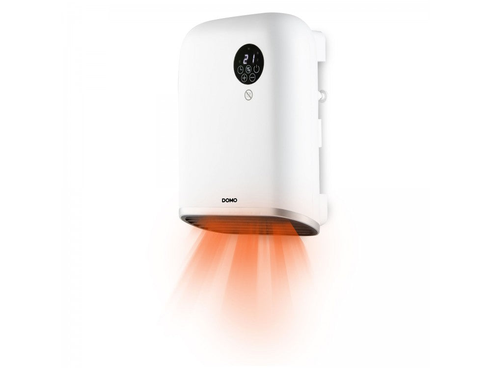 DOMO DO7357F Smart Bathroom Wall Heater – WiFi, 2000W, IP24, Weekly Schedule – view 3