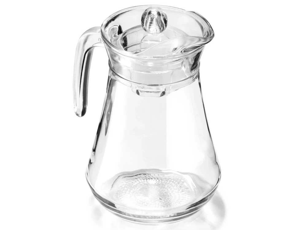 Vilde Glass Serving Pitcher 1400ml – With Lid, Dishwasher Safe – view 3