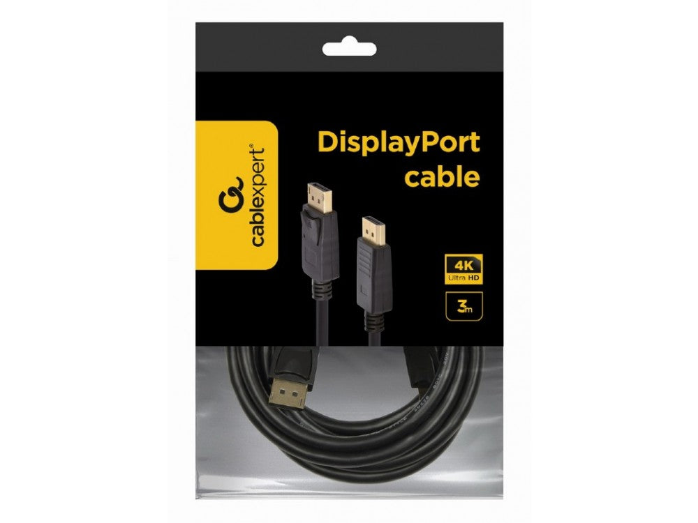 Cablexpert DisplayPort 1.2 Cable 3m – 4K@60Hz, Black – view 3
