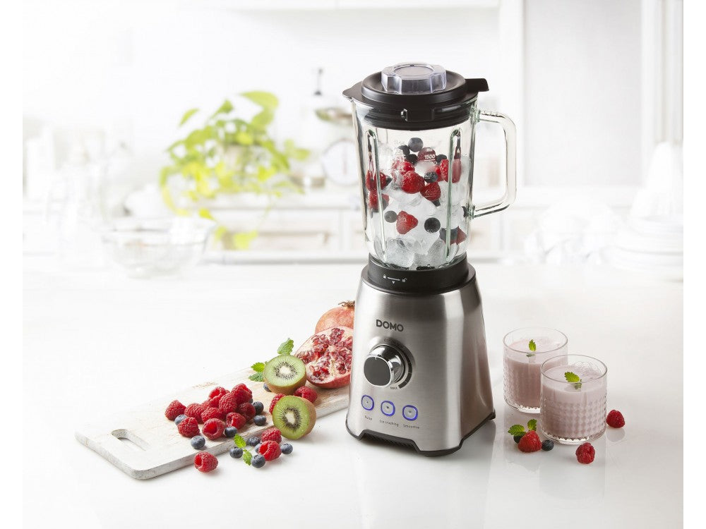 DOMO Blender 1000W 1.5L Glass Jar – 6 Blades 20,000 rpm, Variable Speed, 3 Programs – view 3