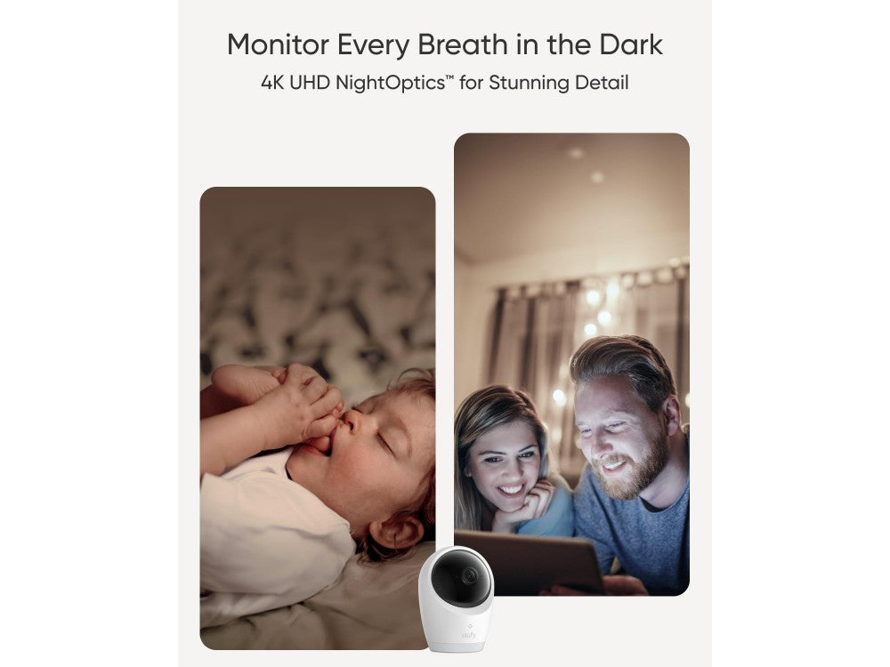 Anker Eufy E21 Baby Monitor 4K UHD – 5" Screen, 8× Zoom, Pan & Tilt, Hybrid WiFi/No WiFi – view 3