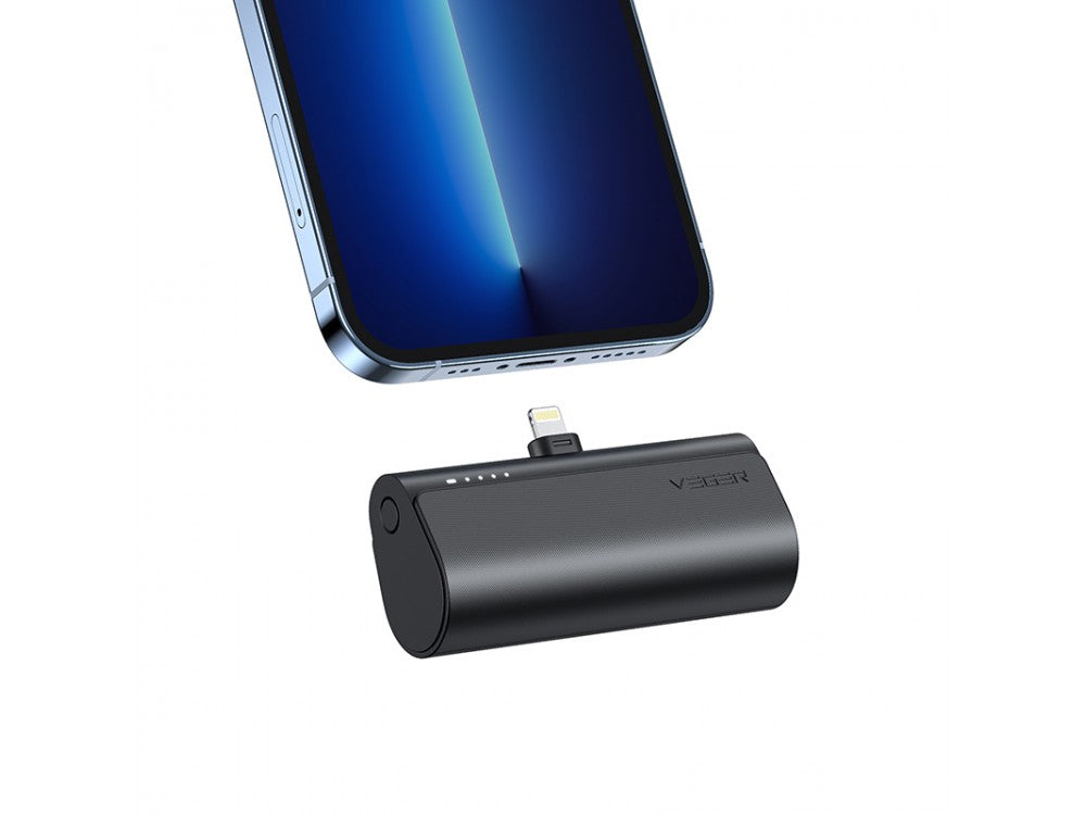 Veger V0556P Lightning Mini Power Bank 5000mAh 22.5W PD – Black – view 3