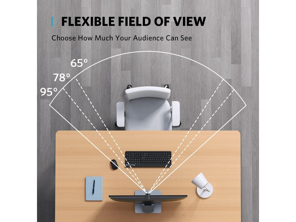 Anker PowerConf C200 Smart Webcam 2K@30fps – AI Noise-Cancelling Dual Mics, Autofocus, Privacy Cover – view 3